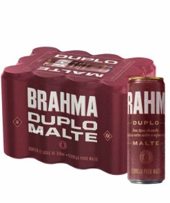 Cerveja Brahma Duplo Malte 350ml 12 Unidades (GELADA)