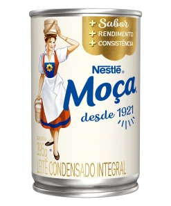 Leite Condensado Integral Moça Lata 395g