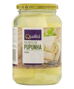 Palmito Pupunha em Conserva Inteiro Qualitá Vidro 270g