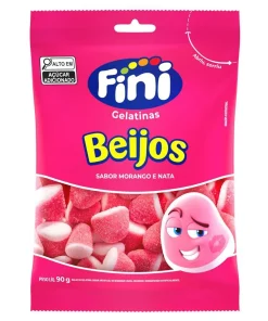 Bala de Gelatina Fini Beijos 90g
