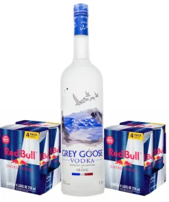 Combo Vodka Grey Goose Magnum 1,5L + 8 Energéticos Red Bull 250ml