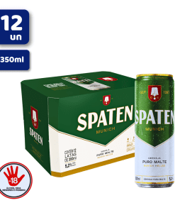 Cerveja Spaten Puro Malte Lata 350ml fd 12 unid